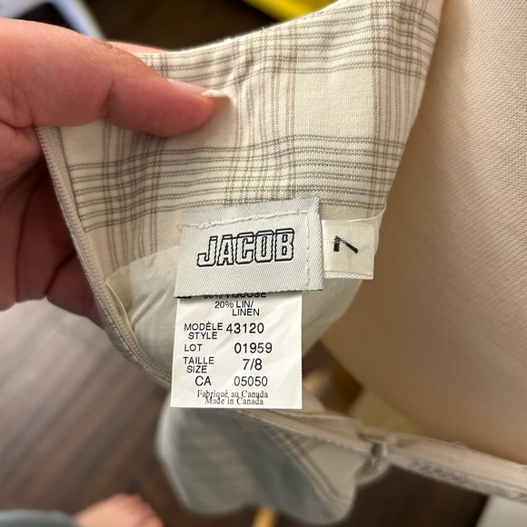 Y2K - Clueless Plaid Skirt - Neutral - 90s/2000s- SZ 7 - Picture 3 of 6